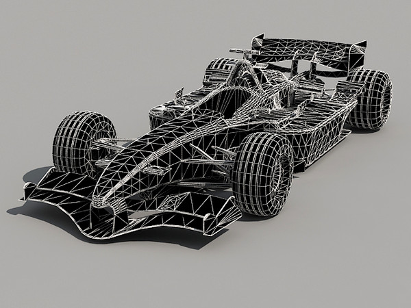 3d model generic formula 1 f1 car - F1 generic by fabelar